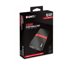Emtec X200 512 Gb Black Red